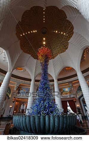 Spectacular pillared hall, Atlantis luxury hotel, The Palm Jumeirah, Dubai, United Arab Emirates, Middle East, Asia View Large Photo Image Stock Photo - Spectacular pillared hall, Atlantis luxury hotel, The Palm Jumeirah, Dubai, United Arab Emirates, Middle East, Asia. Fotosearch