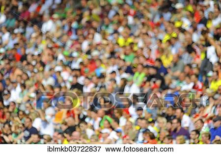 Spectators in a stadium View Large Photo Image Stock Photo - Spectators in a stadium. Fotosearch