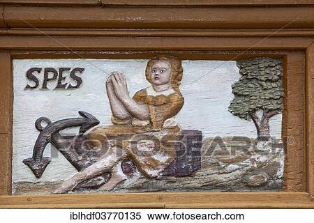 "Spes, Latin for hope, wood carving, Alte Lateinschule Alfeld building, Alfeld, Lower Saxony, Germany, Europe" View Large Photo Image Stock Photography - "Spes, Latin for hope, wood carving, Alte Lateinschule Alfeld building, Alfeld, Lower Saxony, Germany, Europe". Fotosearch