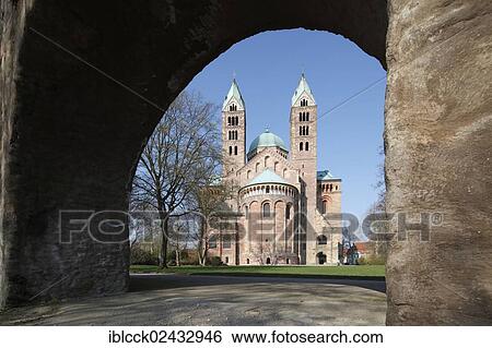"Speyer Cathedral, as seen from the east with the apse, Speyer, Rhineland-Palatinate, Germany, Europe" View Large Photo Image Stock Photograph - "Speyer Cathedral, as seen from the east with the apse, Speyer, Rhineland-Palatinate, Germany, Europe". Fotosearch