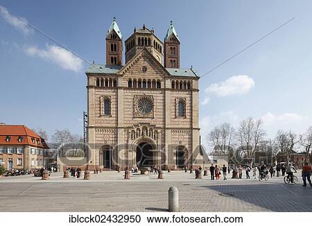 "Speyer Cathedral, west facade with the west work, Speyer, Rhineland-Palatinate, Germany, Europe" View Large Photo Image Stock Image - "Speyer Cathedral, west facade with the west work, Speyer, Rhineland-Palatinate, Germany, Europe". Fotosearch