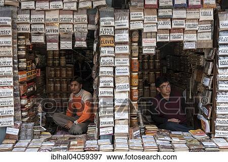 "Spice sellers, Spice Shop, old town, Kathmandu, Nepal, Asia" View Large Photo Image Stock Photo - "Spice sellers, Spice Shop, old town, Kathmandu, Nepal, Asia". Fotosearch