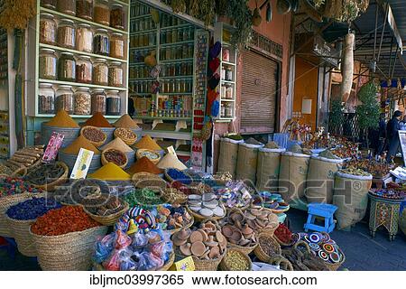 "Spice shop, Rahba Kedima Square, Place des Epices, Medina, Marrakech, Marrakesh-Tensift-El Haouz region, Morocco, Africa" View Large Photo Image Stock Photography - "Spice shop, Rahba Kedima Square, Place des Epices, Medina, Marrakech, Marrakesh-Tensift-El Haouz region, Morocco, Africa". Fotosearch