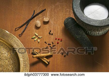 "Spices and sugar, ingredients for oriental spice sugar" View Large Photo Image Stock Image - "Spices and sugar, ingredients for oriental spice sugar". Fotosearch