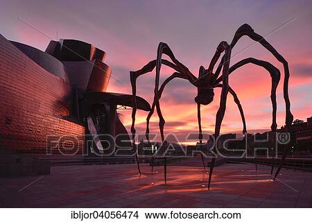 "Spider sculpture Maman by Louise Bourgeois, in front of the Guggenheim Museum Bilbao, Bilbao, Basque Country, Biscay Province, Spain, Europe" View Large Photo Image Picture - "Spider sculpture Maman by Louise Bourgeois, in front of the Guggenheim Museum Bilbao, Bilbao, Basque Country, Biscay Province, Spain, Europe". Fotosearch