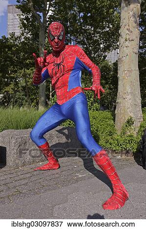 Stock Photo - "Spiderman, Manhattan, New York City, New York, United States, North America". Fotosearch