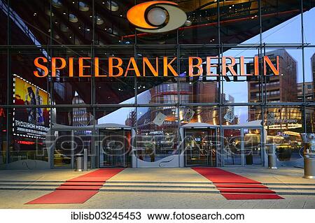 Stock Image - "Spielbank Berlin, casino at Potsdamer Platz square, Mitte, Berlin, Berlin, Germany, Europe". Fotosearch