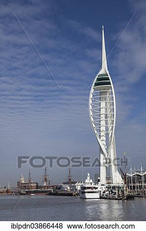 "Spinnaker Tower, Portsmouth Harbour, Gunwharf Quays, Portsmouth, Hampshire, England, United Kingdom, Europe" View Large Photo Image Stock Photo - "Spinnaker Tower, Portsmouth Harbour, Gunwharf Quays, Portsmouth, Hampshire, England, United Kingdom, Europe". Fotosearch