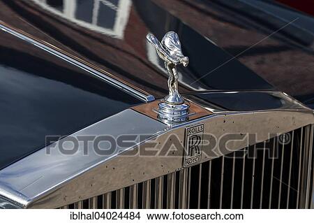 "Spirit of Ecstasy, standing, hood ornament, Rolls Royce" View Large Photo Image Picture - "Spirit of Ecstasy, standing, hood ornament, Rolls Royce". Fotosearch
