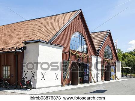 Stock Image - "Spiritmuseum, Museum of Spirits, former boathouse, Djurgarden, Stockholm, Sweden, Europe". Fotosearch
