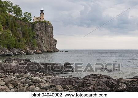 "Split Rock Lighthouse, Lake Superior, Minnesota, United States, North America" View Large Photo Image Stock Image - "Split Rock Lighthouse, Lake Superior, Minnesota, United States, North America". Fotosearch