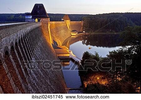 "Spotlit dam at dusk, Soest, North Rhine-Westphalia, Germany, Europe, PublicGround, Europe" View Large Photo Image Stock Photography - "Spotlit dam at dusk, Soest, North Rhine-Westphalia, Germany, Europe, PublicGround, Europe". Fotosearch