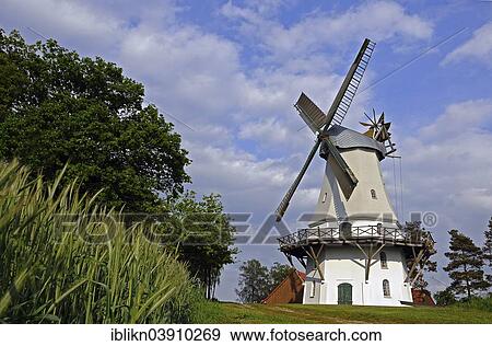 "Sprengeler Muhle, windmill, Sprengel, Neuenkirchen, Lower Saxony, Germany, Europe" View Large Photo Image Stock Photo - "Sprengeler Muhle, windmill, Sprengel, Neuenkirchen, Lower Saxony, Germany, Europe". Fotosearch