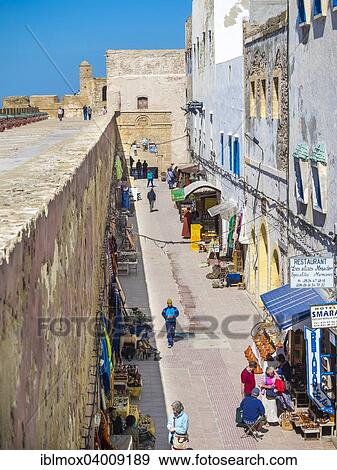 "Sqala de la Kasbah, sea wall of the historic centre, Unesco World Heritage Site, Essaouira, Marrakesh-Tensift-El Haouz region, Morocco, Africa" View Large Photo Image Stock Photo - "Sqala de la Kasbah, sea wall of the historic centre, Unesco World Heritage Site, Essaouira, Marrakesh-Tensift-El Haouz region, Morocco, Africa". Fotosearch