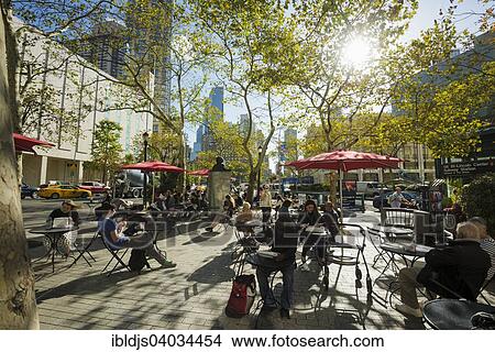 "Square in front of the Lincoln Center, Manhattan, New York, United States, North America" View Large Photo Image Picture - "Square in front of the Lincoln Center, Manhattan, New York, United States, North America". Fotosearch