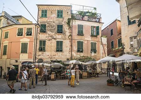 "Square in Monterosso al Mare, Cinque Terre, La Spezia Province, Liguria, Italy, Europe" View Large Photo Image Stock Photo - "Square in Monterosso al Mare, Cinque Terre, La Spezia Province, Liguria, Italy, Europe". Fotosearch