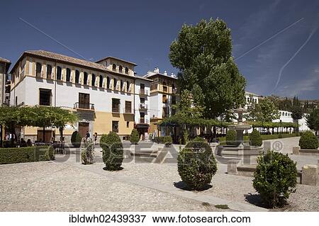 "Square in the Albayzin district, Granada, Andalusia, Spain, Europe, PublicGround, Europe" View Large Photo Image Stock Photo - "Square in the Albayzin district, Granada, Andalusia, Spain, Europe, PublicGround, Europe". Fotosearch