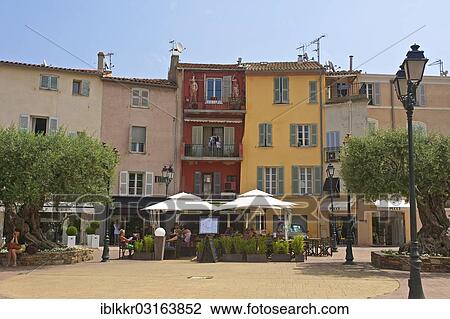 "Square in the old town, Cote d? ÇÖAzur, Saint-Tropez, Departement Var, Region Provence-Alpes-Cote d? ÇÖAzur, France, Europe" View Large Photo Image Stock Image - "Square in the old town, Cote d? ÇÖAzur, Saint-Tropez, Departement Var, Region Provence-Alpes-Cote d? ÇÖAzur, France, Europe". Fotosearch