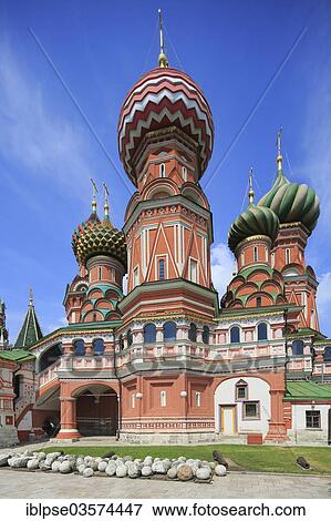"St. Basil's Cathedral or Sobor Wassilija Blaschenogo, on Red Square, Moskau, Russia, Europe" View Large Photo Image Stock Photo - "St. Basil's Cathedral or Sobor Wassilija Blaschenogo, on Red Square, Moskau, Russia, Europe". Fotosearch