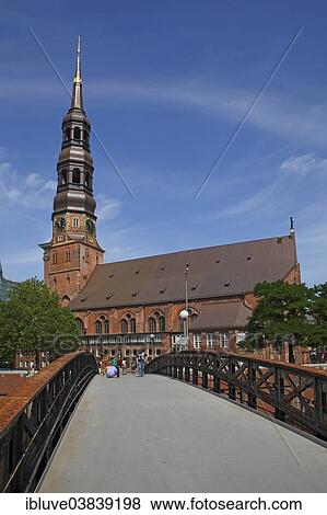 "St. Catherine's Church with Jungfernbrucke, Hamburg, Germany, Europe" View Large Photo Image Stock Photo - "St. Catherine's Church with Jungfernbrucke, Hamburg, Germany, Europe". Fotosearch