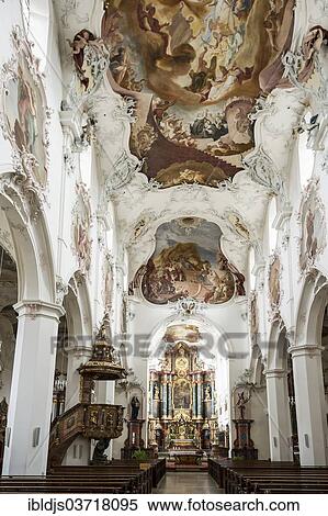 "St. Fridolin's Minster, interior, Bad Sackingen, Baden-Wurttemberg, Germany, Europe" View Large Photo Image Stock Photography - "St. Fridolin's Minster, interior, Bad Sackingen, Baden-Wurttemberg, Germany, Europe". Fotosearch