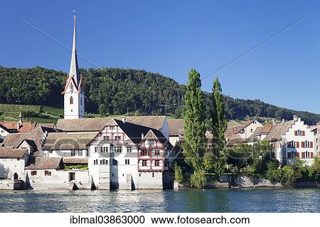 "St. George's Abbey, Stein am Rhein, Canton of Schaffhausen, Switzerland, Europe" View Large Photo Image Stock Image - "St. George's Abbey, Stein am Rhein, Canton of Schaffhausen, Switzerland, Europe". Fotosearch