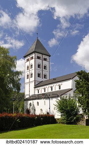 Stock Photo - "St. Johannes-Kirche, St. John's Church, Upper Middle Rhine Valley, UNESCO World Cultural Heritage Site, Lahnstein, Rhineland-Palatinate, Germany, Europe". Fotosearch