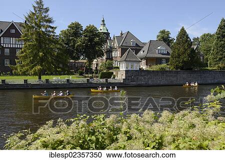 "St. Johannis monastery, kayakers paddling on the Alster river, Leinpfad walkway, Hamburg, Hamburg, Germany, Europe" View Large Photo Image Stock Image - "St. Johannis monastery, kayakers paddling on the Alster river, Leinpfad walkway, Hamburg, Hamburg, Germany, Europe". Fotosearch