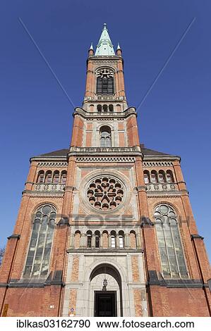 Stock Image - "St. John's Church, Dusseldorf, Rhineland, North Rhine-Westphalia, Germany, Europe". Fotosearch