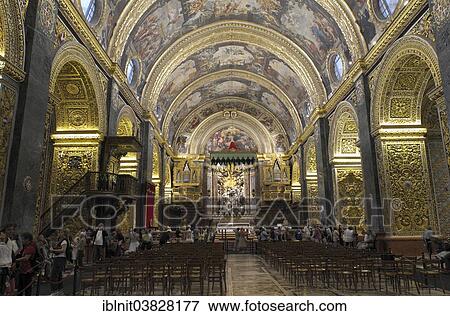 "St. John's Co-Cathedral, Valletta, Malta, Europe" View Large Photo Image Stock Photo - "St. John's Co-Cathedral, Valletta, Malta, Europe". Fotosearch
