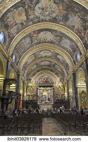 "St. John's Co-Cathedral, Valletta, Malta, Europe" View Large Photo Image Stock Photo - "St. John's Co-Cathedral, Valletta, Malta, Europe". Fotosearch