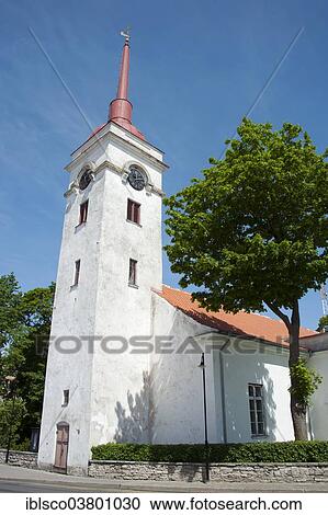 Stock Image - "St. Laurence Church, Kuressaare, Saaremaa, Estonia, Baltic States, Europe". Fotosearch
