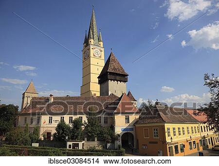 "St. Margaret's Church, known for its leaning tower, one of the most important Late Gothic sacred buildings in Romania, Medias, Mediasch, Medwisch, Sibiu, Transylvania, Romania, Europe" View Large Photo Image Picture - "St. Margaret's Church, known for its leaning tower, one of the most important Late Gothic sacred buildings in Romania, Medias, Mediasch, Medwisch, Sibiu, Transylvania, Romania, Europe". Fotosearch