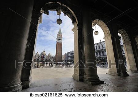 "St. Mark's Square, St Mark's Campanile and the Procuratie, Venice, Venezia, Veneto, Italy, Europe" View Large Photo Image Stock Photography - "St. Mark's Square, St Mark's Campanile and the Procuratie, Venice, Venezia, Veneto, Italy, Europe". Fotosearch