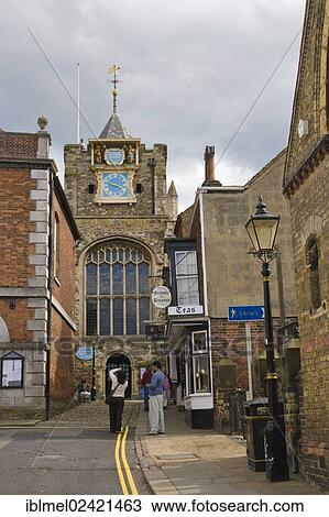 St Mary's Church viewed from Lion Street, Rye, East Sussex, England, United Kingdom, Europe View Large Photo Image Stock Image - St Mary's Church viewed from Lion Street, Rye, East Sussex, England, United Kingdom, Europe. Fotosearch