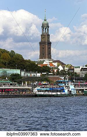 "St. Michael Church and harbour, Hamburg, Germany, Europe" View Large Photo Image Stock Image - "St. Michael Church and harbour, Hamburg, Germany, Europe". Fotosearch