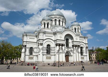 Stock Image - "St. Michael the Archangel Church, Kaunas, Lithuania, Baltic States, Europe". Fotosearch