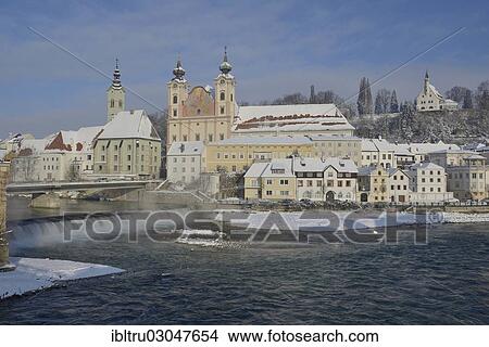 "St. Michael's Church and Civil Hospital, Steyr, Upper Austria, Austria, Europe" View Large Photo Image Picture - "St. Michael's Church and Civil Hospital, Steyr, Upper Austria, Austria, Europe". Fotosearch