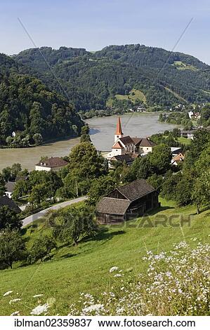 "St. Nikola an der Donau, Muehlviertel region, Upper Austria, Austria, Europe" View Large Photo Image Stock Photo - "St. Nikola an der Donau, Muehlviertel region, Upper Austria, Austria, Europe". Fotosearch