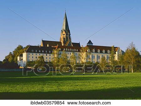 "St. Ottilien Archabbey, Benedictine Monastery, Eresing, Upper Bavaria, Bavaria, Germany, Europe" View Large Photo Image Picture - "St. Ottilien Archabbey, Benedictine Monastery, Eresing, Upper Bavaria, Bavaria, Germany, Europe". Fotosearch