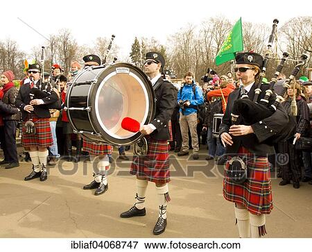 "St. Patrick's Day parade, Moscow, Russia, Europe" View Large Photo Image Stock Photo - "St. Patrick's Day parade, Moscow, Russia, Europe". Fotosearch