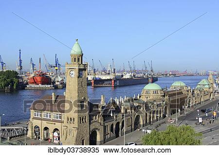 "St. Pauli Landungsbruecken landing bridges, Hamburg-Port, Hamburg, Hamburg, Germany, Europe" View Large Photo Image Stock Photography - "St. Pauli Landungsbruecken landing bridges, Hamburg-Port, Hamburg, Hamburg, Germany, Europe". Fotosearch