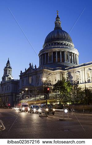 "St Paul's Cathedral at dusk, London, England, United Kingdom, Europe" View Large Photo Image Stock Photograph - "St Paul's Cathedral at dusk, London, England, United Kingdom, Europe". Fotosearch