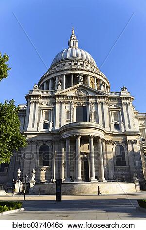 "St. Paul's Cathedral, southern facade, London, London region, England, United Kingdom, Europe" View Large Photo Image Stock Photography - "St. Paul's Cathedral, southern facade, London, London region, England, United Kingdom, Europe". Fotosearch
