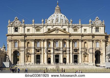 "St. Peter's Basilica, Piazza San Pietro, Saint Peter's Square, Vatican City State, Italy, Europe" View Large Photo Image Stock Photography - "St. Peter's Basilica, Piazza San Pietro, Saint Peter's Square, Vatican City State, Italy, Europe". Fotosearch