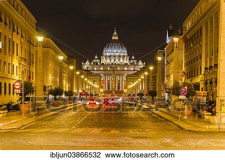 "St. Peter's Basilica, the Vatican, Via della Conciliazione, Rome, Lazio, Italy, Europe" View Large Photo Image Stock Image - "St. Peter's Basilica, the Vatican, Via della Conciliazione, Rome, Lazio, Italy, Europe". Fotosearch