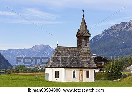 "St Raphael's Church in the village of Gossl, Grundlsee, Ausseerland region, Salzkammergut, Styria, Austria, Europe" View Large Photo Image Stock Image - "St Raphael's Church in the village of Gossl, Grundlsee, Ausseerland region, Salzkammergut, Styria, Austria, Europe". Fotosearch