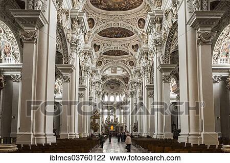 Stock Image - "St. Stephan's Cathedral, Passau, Lower Bavaria, Bavaria, Germany, Europe". Fotosearch