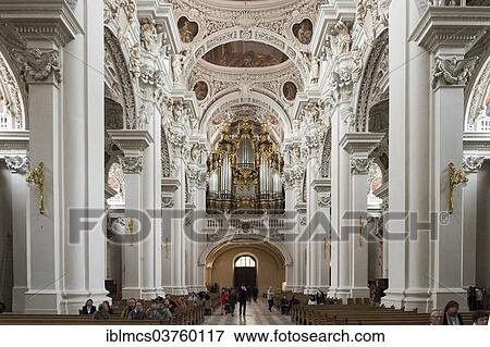 Stock Photo - "St. Stephan's Cathedral, Passau, Lower Bavaria, Bavaria, Germany, Europe". Fotosearch
