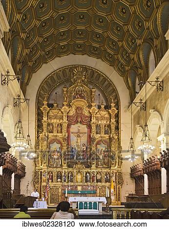 Stock Image - "St. Vincent de Paul Roman Catholic Church, Los Angeles, California, USA". Fotosearch